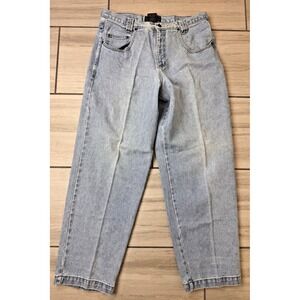 Karl Kani Light Wash Jeans Men Baggy‎ Taper Vintage Cotton Blue Size 38x34 Y2K